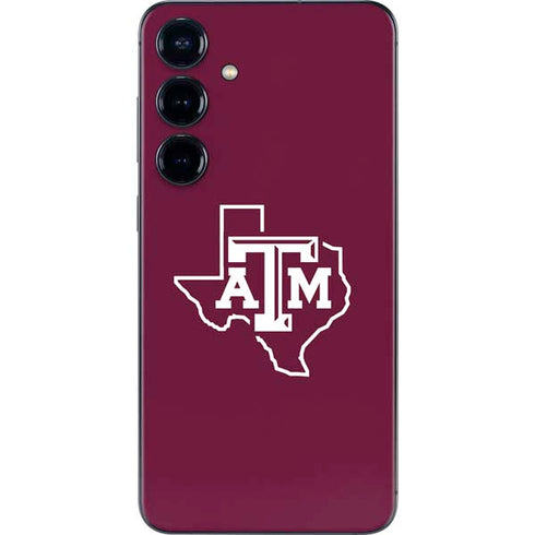 Texas A&M University Black Logo Galaxy S25 Skin